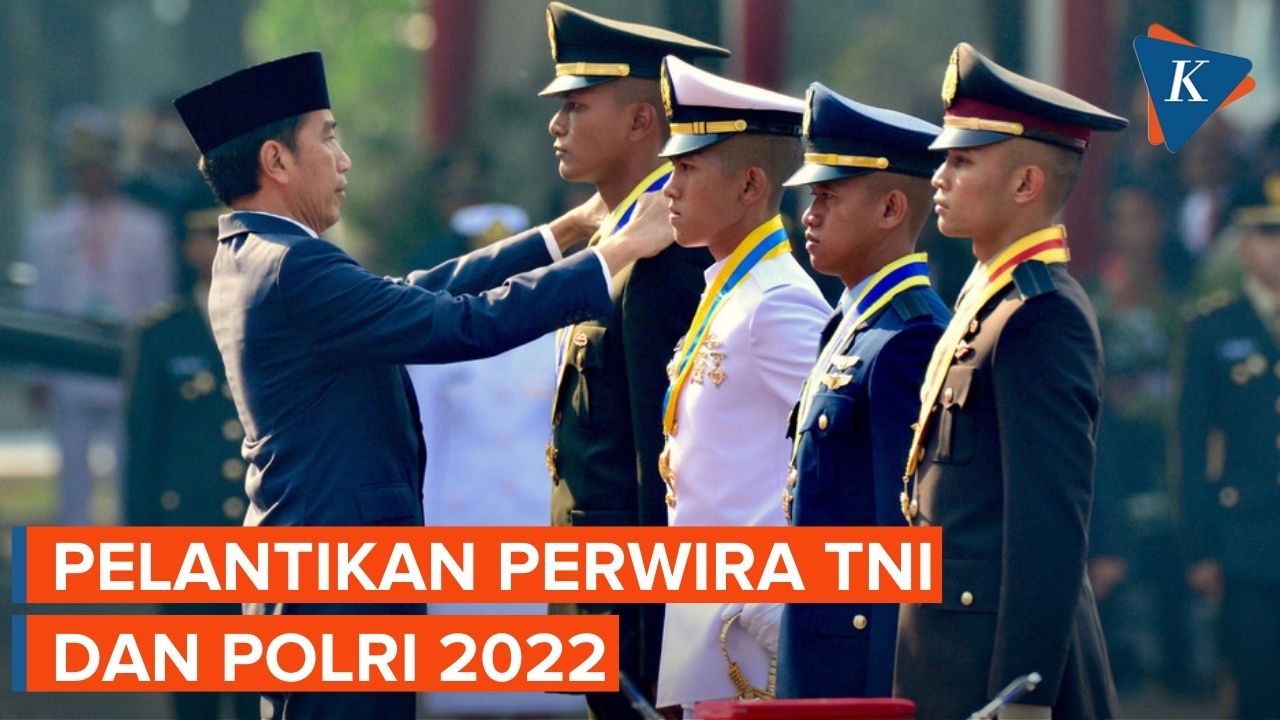 Momen Jokowi Memimpin Pelantikan Perwira TNI dan Polri 2022