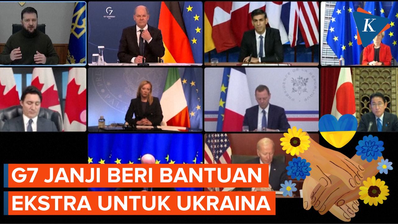 G7 Janji Beri Bantuan Ekstra untuk Ukraina
