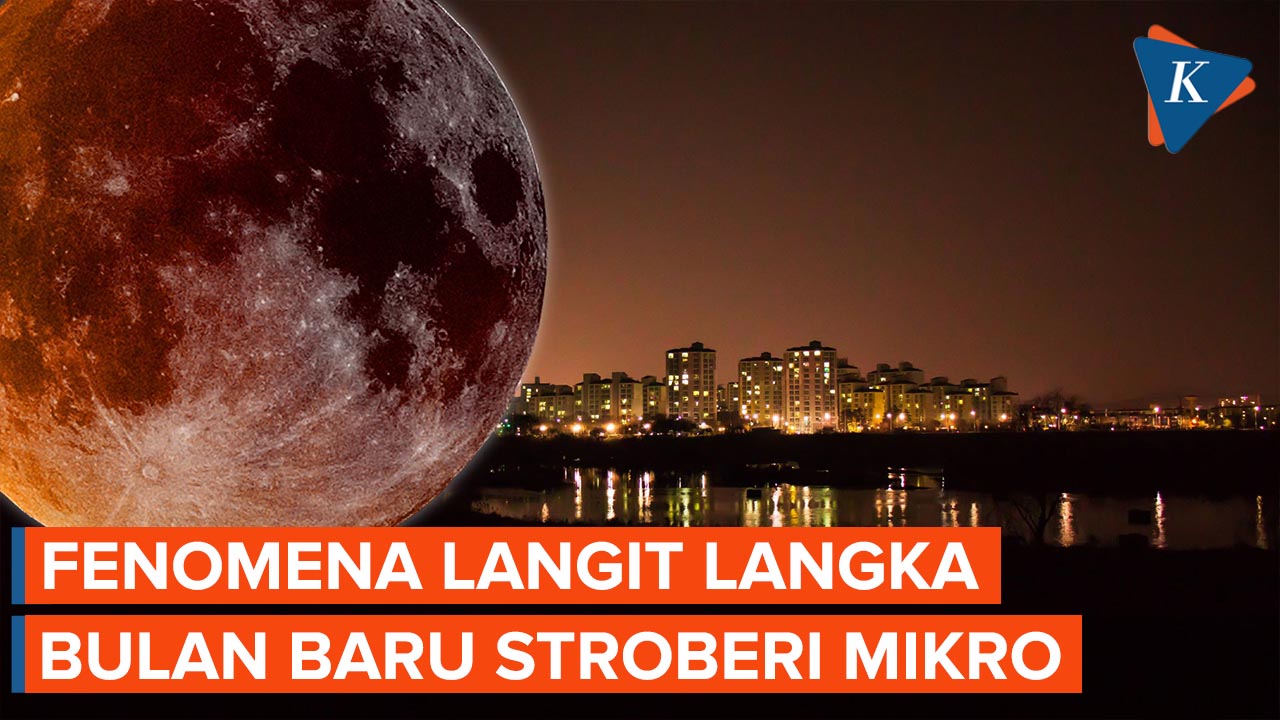 Fenomena Langka Bulan Baru Stroberi Mikro pada 29 Juni