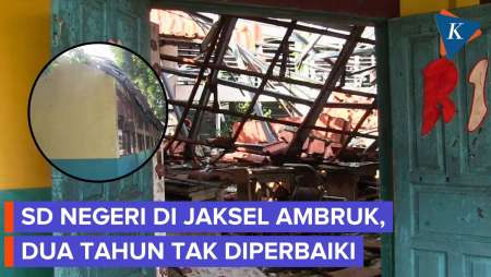 Potret SDN Kebayoran Lama Selatan 09 Usai Roboh 2 Tahun Lalu, Meja-Kursi Ikut Rusak