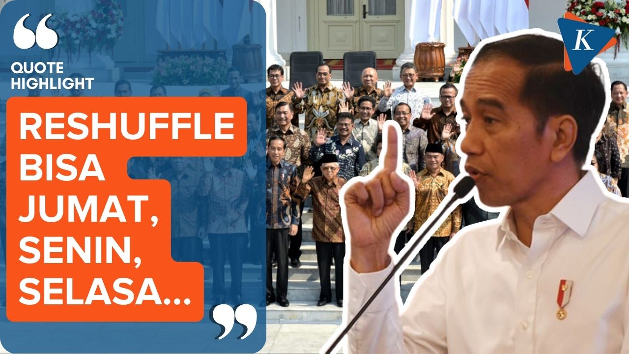 Jokowi Jawab Lagi soal Reshuffle, Sebut Dilakukan dalam Waktu Dekat?