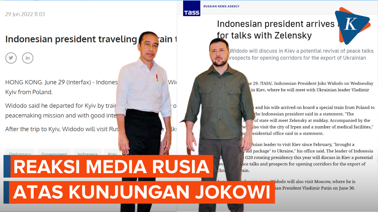 Media Rusia Terpanta Ikut Memberitakan Kunjungan Jokowi ke Ukraina