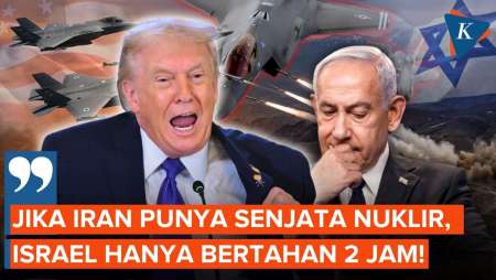 Trump Ancam Balik Netanyahu: Jika Iran Punya Bom Nuklir, Israel Bisa Tamat! 