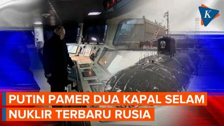 Putin Luncurkan Kapal Selam Nuklir Rusia yang Baru