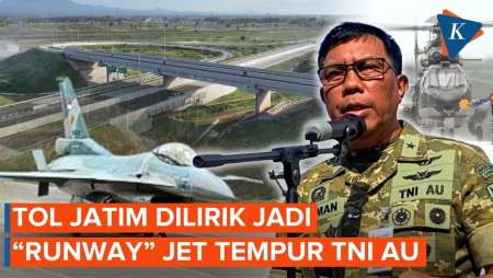 Jalan Tol Jatim Jadi Landasan Pacu Darurat Pesawat Militer TNI AU