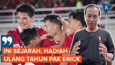 Reaksi Jokowi Usai Timnas U23 Lolos Piala Asia: Ini Sejarah, Hadiah Ulang Tahun Pak Erick