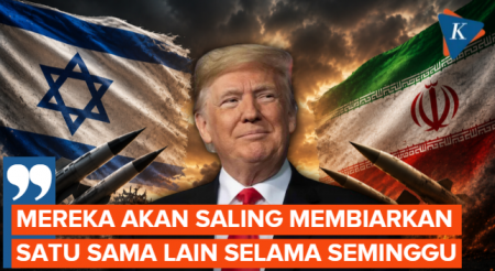 Trump Klaim Israel-Iran Akan “Saling Diam” Selama Seminggu