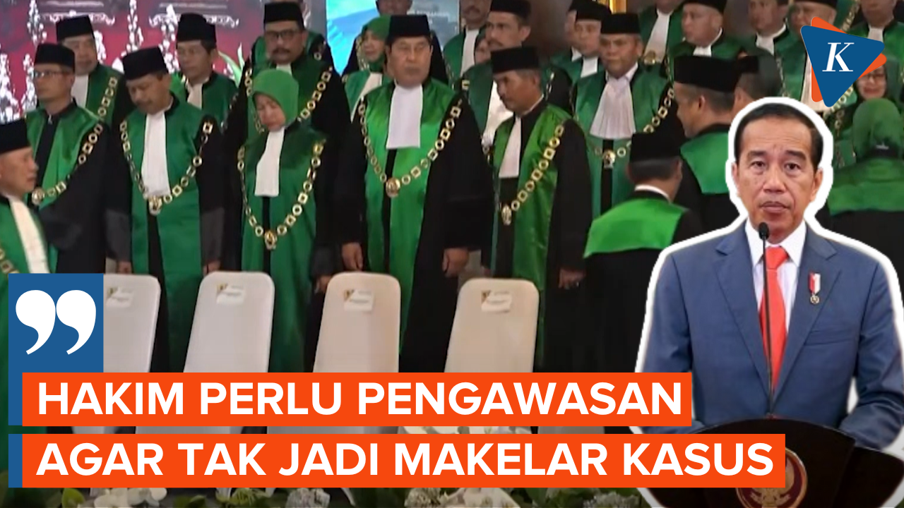 Singgung Praktik Makelar Kasus, Jokowi Minta MA Sanksi Hakim yang Langgar Kode Etik