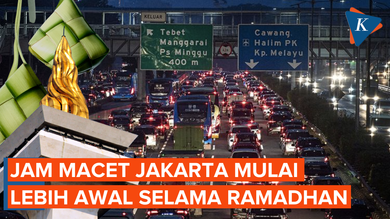 Jam Macet Jakarta Bergeser selama Ramadhan