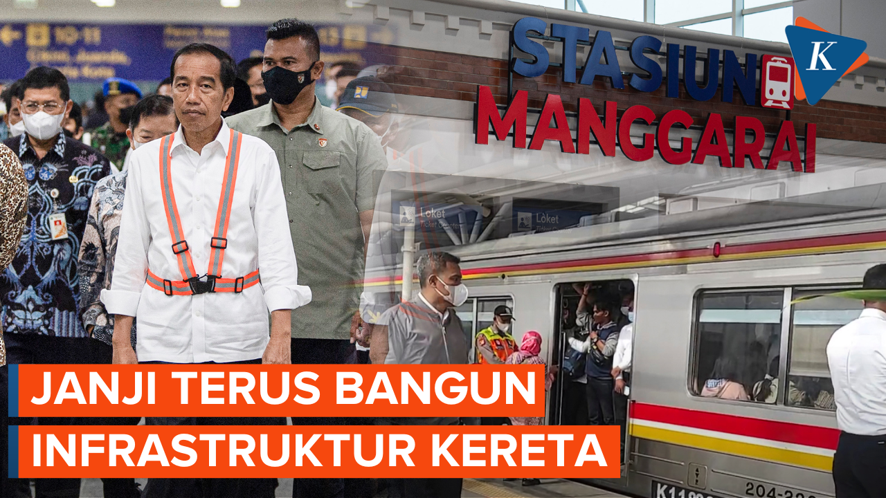 Ini Janji Jokowi Usai Resmikan Pengembangan Stasiun Manggarai