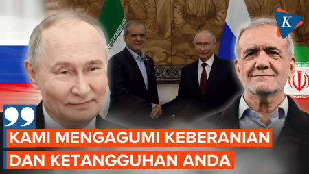 Beri Dukungan Untuk Iran, Putin: Kami Kagum Dengan Ketangguhan Anda