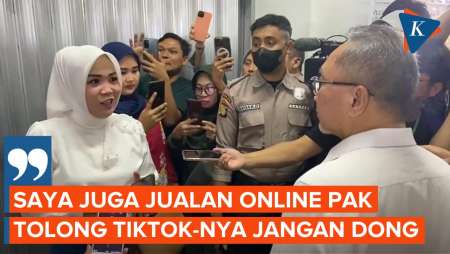 Silang Pendapat Mendag Zulhas dengan Ibu-ibu Penjual Online di Pasar Asemka