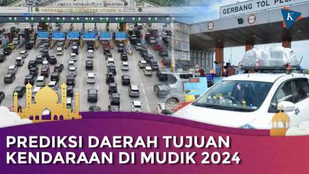 Catat! Ini Daerah Tujuan Kendaraan Terbanyak Saat Mudik 2024