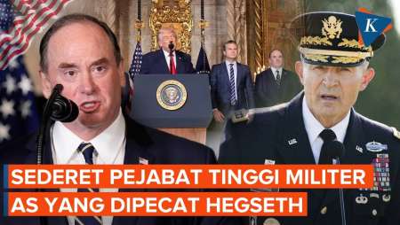 Daftar Pejabat Tinggi Militer AS Yang Didepak Pentagon Selama Perang Dengan Iran