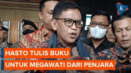 Cerita Hasto Tulis Buku dari Balik Jeruji Besi KPK untuk Megawati