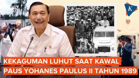 Cerita Luhut Saat Kawal Kunjungan Paus Yohanes Paulus II ke Indonesia