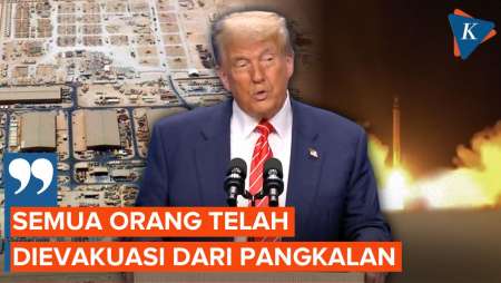 Trump Sebut Pangkalan AS di Qatar Sudah Dikosongkan Sebelum Diserang Iran
