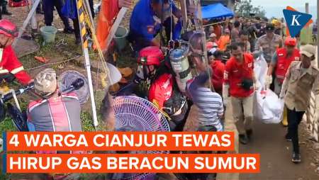 Kronologi 4 Warga Tewas Diduga Hirup Gas Beracun dari Sumur di Cianjur