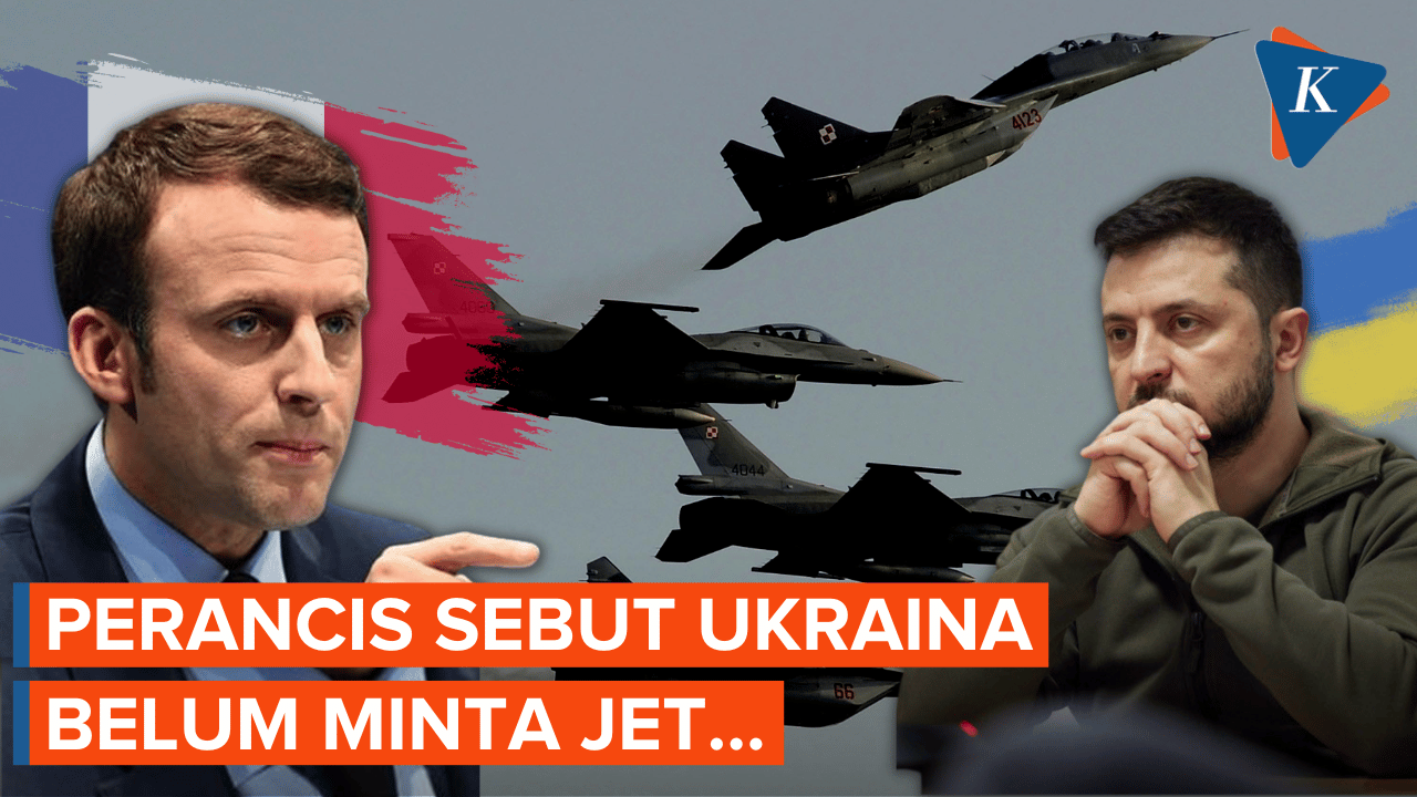 Tepis Rumor Zelensky ‘Maruk’, Macron Sebut Tidak Ada Permintaan Jet dari Ukraina