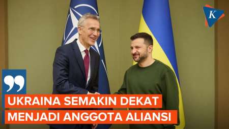 NATO Beri Sinyal Ukraina Semakin Dekat Menjadi Anggota Aliansi