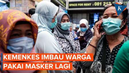 Kasus Covid-19 Meningkat, Warga Diimbau Pakai Masker Lagi