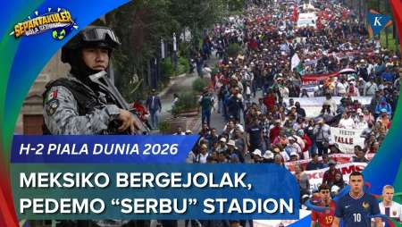 Meksiko Masih Memanas 2 Hari Jelang Piala Dunia 2026, Pedemo "Serbu" Stadion Azteca