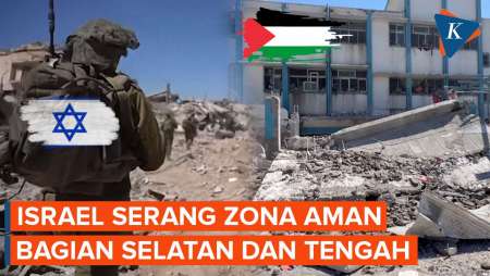 Israel Serang Zona Aman Gaza, Tewaskan Lebih dari 60 Warga Palestina