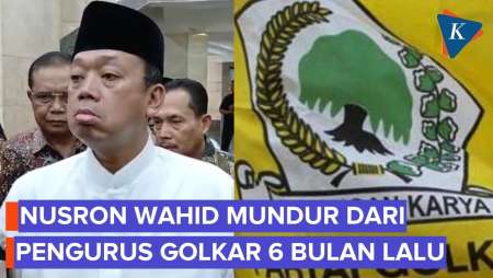Nusron Wahid Mundur Dari Pengurus Golkar 6 Bulan Lalu, Kini Kader Biasa
