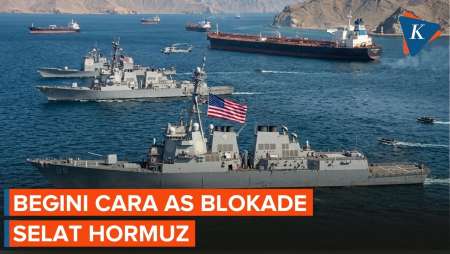 Cara Militer AS Blokade Selat Hormuz