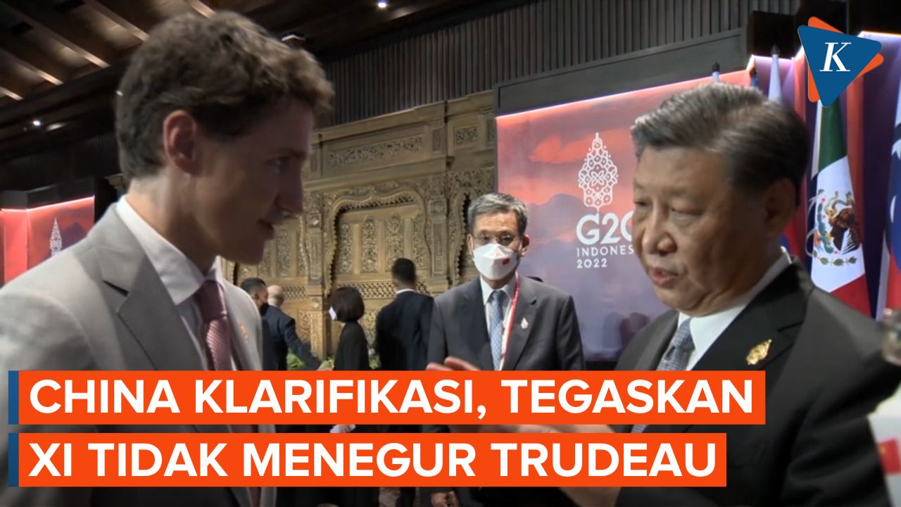 China Klarifikasi Soal Video Presiden Xi Jinping Tegur PM Kanada Trudeau