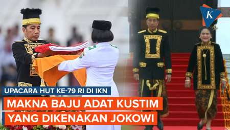 Jokowi Pakai Baju Adat Kustim di Upacara 17 Agustus di IKN, Inilah Maknanya