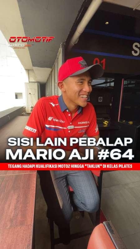 Sisi Lain Rider Moto2: Cerita Mario Aji Yang Penasaran Eksperimen Dengan Matras Pilates