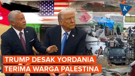 Trump Desak Yordania Terima Warga Palestina, Raja Abdullah II Tolak Relokasi Paksa