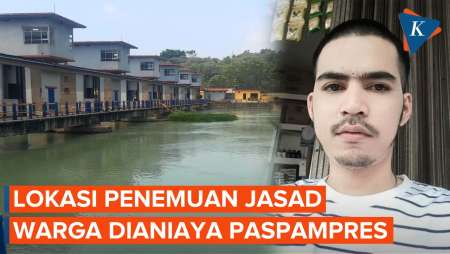 Penampakan Lokasi Penemuan Jasad Imam Masykur