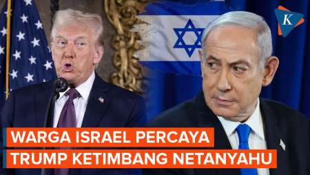 Warga Israel Lebih Percaya Trump daripada Netanyahu