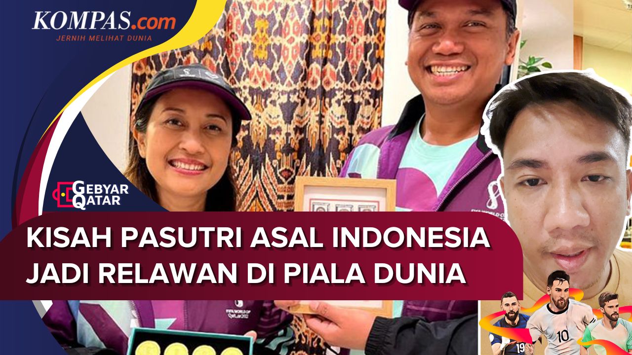 Tebar Kebahagiaan, Relawan Pasangan Suami Istri Asal Indonesia Dipuji FIFA