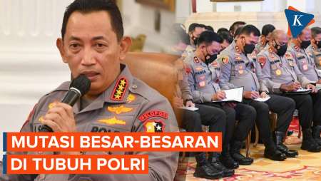 Kapolri Mutasi Personel Besar-besaran, 10 Kapolda Dirombak