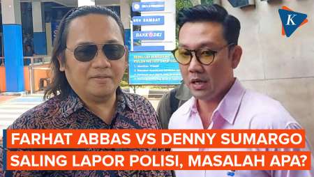 Kronologi Denny Sumargo Vs Farhat Abbas Saling Lapor ke Polisi