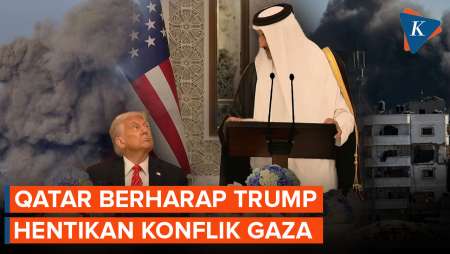 Emir Qatar Minta Amerika Serikat Bantu Akhiri Konflik Gaza