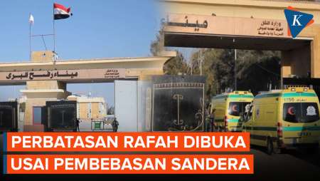 Perbatasan Rafah Dibuka Setelah Pertukaran Sandera Israel-Hamas