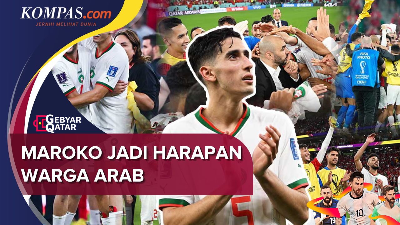 Masuk 16 Besar Piala Dunia 2022, Maroko Jadi Harapan Warga Arab