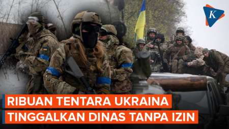 21.602 Tentara Ukraina Desersi dalam Sebulan, Pecahkan Rekor saat Lawan Rusia