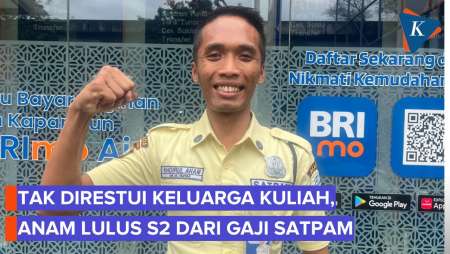 Tak Direstui Keluarga Kuliah, Anam Buktikan Mampu S2 Dari Gaji Satpam