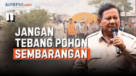 Kunjungi Aceh Tamiang, Prabowo Ingatkan Jangan Tebang Pohon Sembarangan