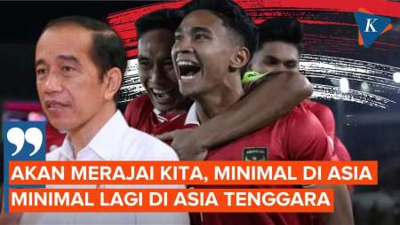 Dari IKN Nusantara, Jokowi Janji Bawa Skuat Garuda Rajai Asia Tenggara