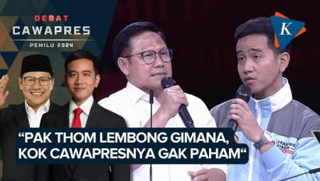 Gibran: Saya Gak Tahu Ya Pak Thom Lembong, Kok Cawapresnya Gak Paham