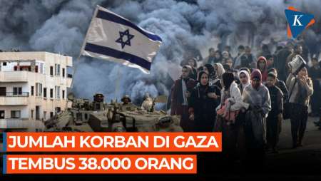 Terus Bertambah, Jumlah Korban Warga Palestina Tembus 38.000 Orang