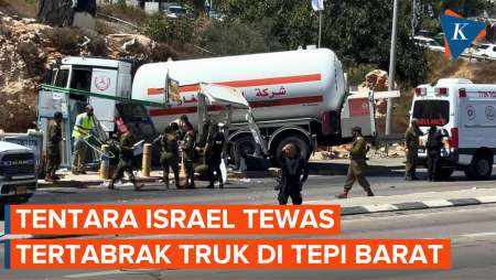 Sebuah Truk Bahan Bakar Menabrak Pos Militer Israel di Tepi Barat, Sopir Disebut Orang Palestina