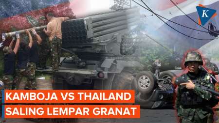 Thailand-Kamboja Panas Lagi! Saling Tembak Granat Pecah di Perbatasan