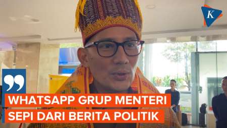 Sandiaga Respons Isu Sejumlah Menteri Bakal Mundur dari Kabinet